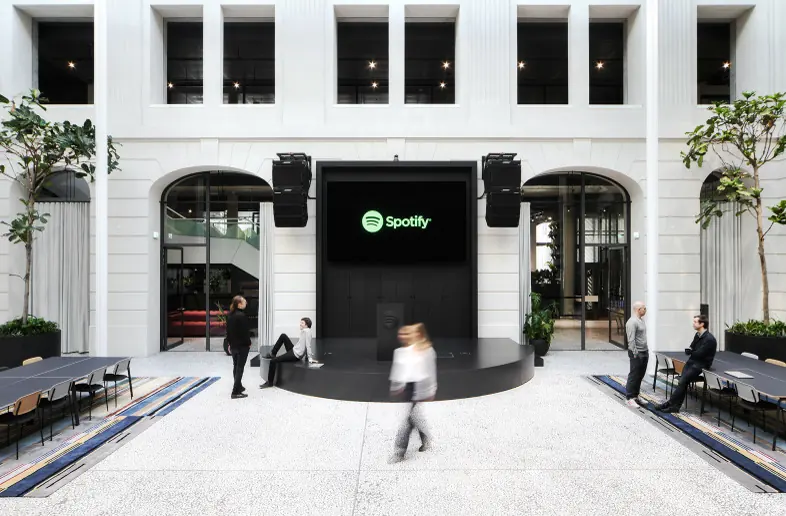 Spotify Berlin — referenční projekt