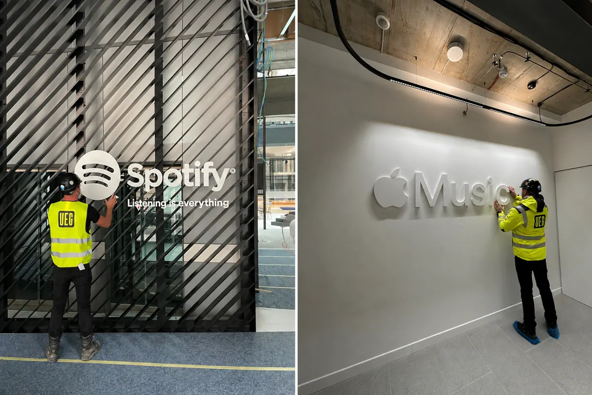 Realizace log Spotify a Apple Music